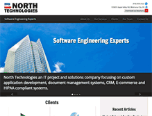 Tablet Screenshot of northtechnologies.com